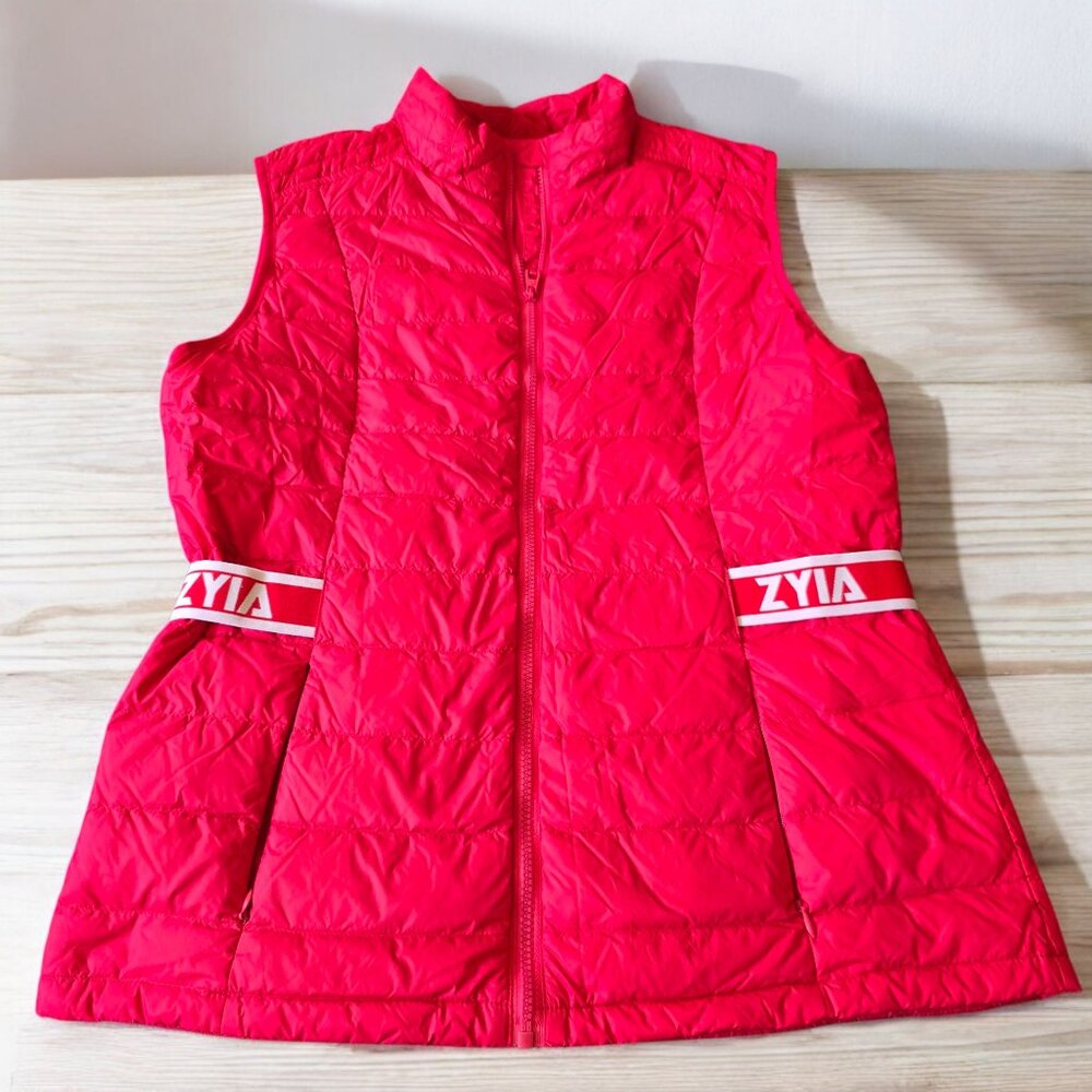 ZYIA Red Quilted Vest